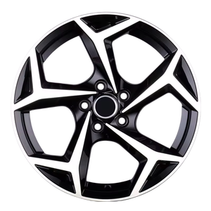 Cerchi in Lega di Alluminio Originali a 5 Razze da 18 Pollici Flow Formed PCD 112mm ET 35mm per <span class=keywords><strong>Golf</strong></span> Alltrack GTl R <span class=keywords><strong>Variant</strong></span> Touran - Product Image 1