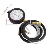 Kit de testeur de pression de carburant Podofo pour voitures, camions et véhicules à essence, outil de test d'injecteur de carburant, manomètre, ensemble d'outils pour voitures à essence OEM/ODM