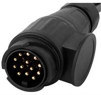 Adaptateur de prise de remorque de style européen OEM 13 voies vers 13 broches, ensemble de câbles, kit de câbles convertisseur de feux de remorque