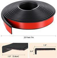 Tiras protectoras de goma para pasos de rueda de coche, guardabarros, extensiones de guardabarros, tiras de sellado de goma negras, embellecedores protectores