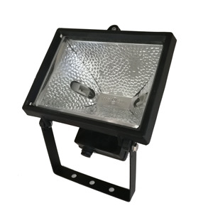 Projecteur halogène mural extérieur en aluminium noir, alimenté par le secteur, <span class=keywords><strong>R7s</strong></span> 400w - Product Image 2