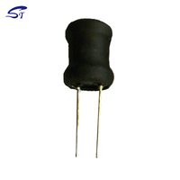 Transformador de Bobina Tipo I Personalizado de Fábrica ST, Tambor Radial, Circuito de Inducción LC, 8*10mm 102 1mH, Tambor de Ferrita con Conectores para Inducción de Potencia