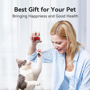 Jouet électrique automatique pour chat avec chargement USB, à détection intelligente, pour la poursuite, en silicone, design moderne et tendance, pour la maison, en promotion - Product Image 6