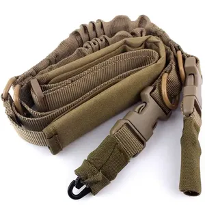 Correa Táctica para Arma de Dos <span class=keywords><strong>Puntos</strong></span>, Correa de Caza con Ajustador de Longitud, Gancho Metálico y Hebilla de Liberación Rápida CP - Product Image 3