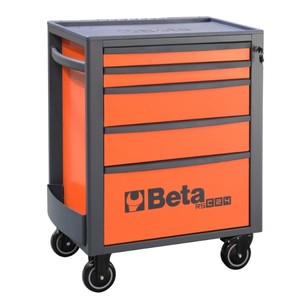Beta RSC24 5-<b>drawer</b> tool <b>trolley</b> <b>with</b> reinforced ABS top and screwdriver holes - Product Image 1