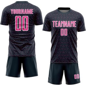 ชุดเสื้อฟุตบอลแบบกำหนดเอง ชุดยูนิฟอร์มทีมฟุตบอลสำหรับผู้ใหญ่แบบซับลิเมชั่น ระบายเหงื่อได้ดี  พร้อมชื่อและหมายเลข - Product Image 1