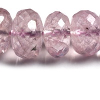 6mm-10mm perles de rondelle à facettes en Morganite naturelle pour la fabrication de collier vente chaude prix abordable pierres précieuses en vrac vente de perles