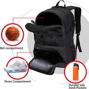 Sac à dos <span class=keywords><strong>de</strong></span> sport décontracté pour hommes et femmes Sacs <span class=keywords><strong>de</strong></span> basket-<span class=keywords><strong>ball</strong></span> <span class=keywords><strong>de</strong></span> football Grands compartiments pour chaussures et ballons <span class=keywords><strong>de</strong></span> <span class=keywords><strong>volley</strong></span>-<span class=keywords><strong>ball</strong></span> pour l'extérieur - Product Image 5