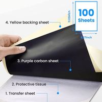Stiker Semi permanen, mesin tato portabel Phomemo, printer termal, stensil tato sementara, gigi biru dicetak