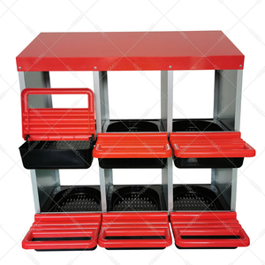 Cajas de anidación enrollables para patio trasero, caja de anidación de pollo enrollable automática para poner <span class=keywords><strong>huevos</strong></span> - Product Image 2