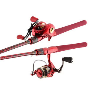 KEKAXI Canne à pêche et moulinet pour la pêche en mer, canne à pêche complète, ensemble complet pour la pêche à la carpe et la pêche en bateau - Product Image 6