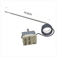 Contrôleur de température mécanique automatique électrique réglable 250V pour four et garage, thermostat capillaire métallique