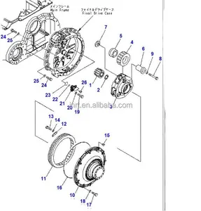 Diskon Besar Pemasok Tiongkok Suku Cadang Bulldozer Tabung D85EX-15 154-61-73820