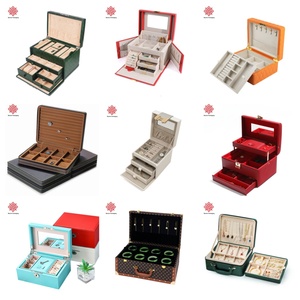 Baoren boîte à bijoux hexagonale rose de style coréen de petite taille pour boucles d'oreilles pendentifs et bagues boîte vide de cadeau Portable à la mode - Product Image 6