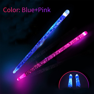 Konix Fuente de la fábrica Burbuja Acrílico <span class=keywords><strong>Rod</strong></span> Vicfirth Drum Sticks Professionnel Electric Flash Light Led Drumsticks - Product Image 4