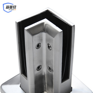 Support mural fixe en acier inoxydable Xin Xiong Jia 304 avec base carrée pour salle de bain, escalier, piscine - Product Image 3
