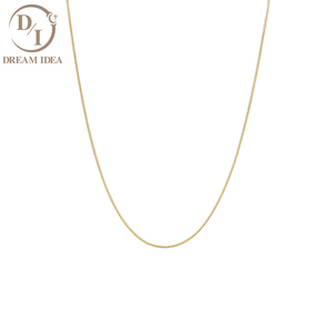 Collane Minimaliste con Catena Sottile Placcata <span class=keywords><strong>in</strong></span> Oro 18K, Collane con Catena a Maglia <span class=keywords><strong>in</strong></span> Acciaio Inossidabile Antiossidante - Product Image 2