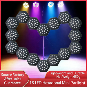 नई नेतृत्व वाली मिनी 36 pcs ded पार्कलाइट आवाज नियंत्रण dmx चरण प्रकाश 1w प्लास्टिक फ्लैट प्रकाश प्रत्यक्ष चरण प्रकाश - Product Image 5
