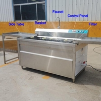 Petite machine à laver à l'ozone pour la cuisine domestique Machine à laver les légumes et les fruits Machine à stériliser les bulles pour les restaurants à usage commercial