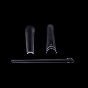 ปลายเล็บปลอมแบบใส 180 ชิ้น ขนาด 5XL ยาวพิเศษ ปิดเต็มเล็บ ทำจาก ABS สำหรับต่อเล็บอะคริลิคและเจล - Product Image 5