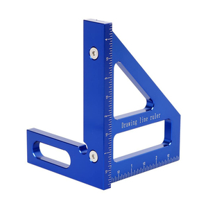 铝合金3D斜接三角尺多角度布局工具，适用于45/90木工和精密线描 - Product Image 4