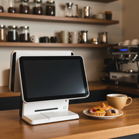 Caisse enregistreuse POS économique avec système d'exploitation Windows et Android, tiroir-caisse pour restaurants, modèle S01, garantie 1 an, processeur Intel