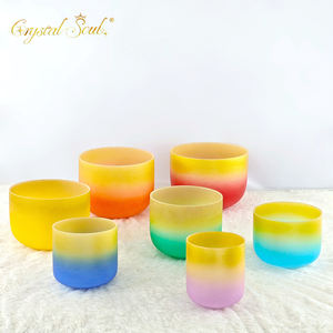 Crystal Soul Kit de terapia de sonido Baño de sonido Cuencos de Canto de cristal Paso perfecto Octava personalizada - Product Image 3