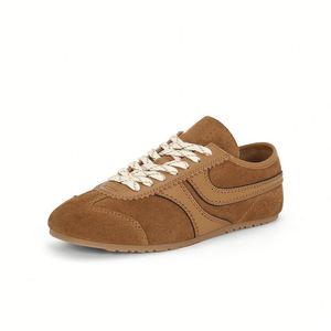 Zapatillas Deportivas Vintage Alemanas para Mujer, de Cuero Suave, con Cordones, Planas, Casuales, Estilo Forrest Gump, Primavera 2026 - Product Image 5