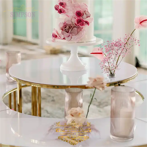 Wedding Props Dessert <strong>Table</strong> Tin Cylinder Cake <strong>Table</strong> Wedding <strong>Birthday</strong> Party Welcome Store Product Display <strong>Table</strong> - Product Image 2