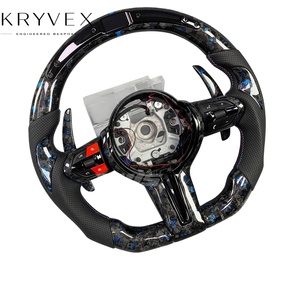 Volant sport à 3 branches en fibre de carbone LED Kryvex Performance pour les séries F F10/F20/F22/F30/F32/F36/F40 M2 M3 <span class=keywords><strong>M4</strong></span> M5 personnalisé - Product Image 4