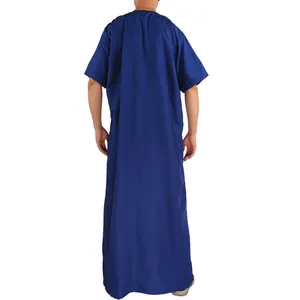Limanying Abrab Moslim Mannen Gedrukt Jubba Arabische Thobe/Jubba Voor Mannen Van Zomer Moderne Dubai Egyptische Mannen Abaya Islamitische kleding