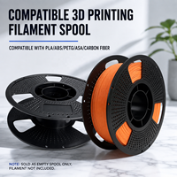Bobine d'imprimante 3D recyclable et écologique de 1 kg, compatible AMS, bobine en plastique ABS de 200 mm pour filament de 1,75 mm, directement de l'usine