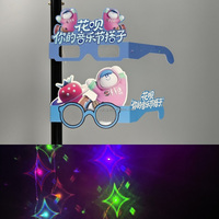 Lunettes 3D Magenta & Vert Effet Feux d'Artifice – Verres à Diffraction pour Illusion Lumineuse et Effets Spéciaux Virtuels