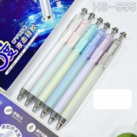 Heshuo – Lot de 108 stylos neutres 0,5 mm en plastique, avec étui souple anti-cocooning, pour signature et écriture fluide