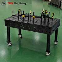 Table de soudage 3D spéciale pour robots, plateforme de fixation modulaire flexible nitrurée pour station de soudage automatisée