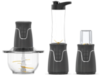 Hachoir Électrique 4-en-1 Prix Usine avec Éplucheur d'Ail, Bol en Verre 2L/3L, Robot Culinaire pour Aliments pour Bébés, Vente en Gros