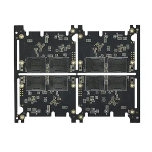 Pequeno volume da amostra ordem eletrônica Multilayer PCB HDI Circuit Board Diferencial Impedância Imersão Ouro PCB PCBA Fabricação