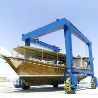 Grue de levage de bateau de transport maritime 300-1000 tonnes, commande PLC, moteur diesel, boîte de vitesses, palan marin