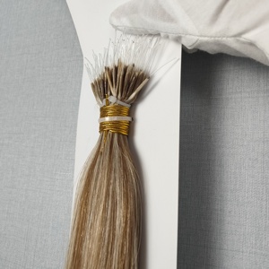 Extensiones de cabello con anillo nano de plástico al por mayor, puntas gruesas profesionales, 100% cabello humano ruso, extensiones de cabello con anillo nano invisibles - Product Image 3