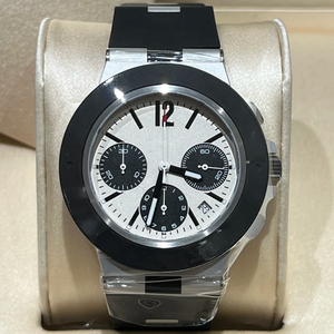 Reloj Mecánico de Cuerda Automática con Bisel de Cerámica, Diseño de Esfera de Cronógrafo de Tres Ojos, Función Luminosa y Correa de Goma - Product Image 4