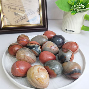 Huevos de Piedra Natural del Océano al por Mayor, Decoraciones de Cristal de Alta Calidad para Aliviar el Estrés y Jugar - Product Image 1