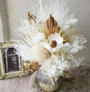 Vendita all'ingrosso madre della sposa bouquet-BOUQUET di fiori secchi più venduti di AMAZON per BOUQUET da sposa