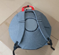 Handpan gris noir personnalisé étui souple de transport sac de rangement en coton pour tambour à main Handpan étui Handpan sac