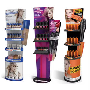 Custom Durable Cardboard Display Stand für Lippenstift und Wimpern tusche mit Low MOQ Design für kosmetische Werbeaktionen - Product Image 1