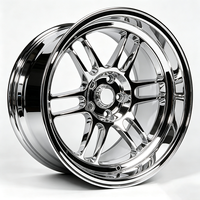 عجلات NEXUS JDM RPF1 الجديدة الرائجة مقاس 5x100 و5x114.3، عجلات سيارات الركاب 15 و16 و17 و18 بوصة لسيارات سوبارو وتويوتا 86 والسيارات اليابانية