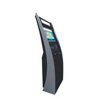 Borne de distribution de billets en libre-service avec écran tactile IR 19 pouces, résolution 1920x1080, processeur Intel Core i5, paiement thermique 80 mm