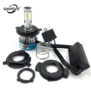 Auto Moto PartsH4 HS1 H6 PH7 PH8 Lampu LED Sepeda Motor Skuter Lampu LED Khusus untuk Sepeda Motor