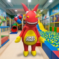 Costume gonflable personnalisé de âne à porter, pour événements de défilé et publicité