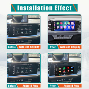 Caja Inalámbrica MMI CarPlay para <span class=keywords><strong>Audi</strong></span> Q4 <span class=keywords><strong>E</strong></span>-<span class=keywords><strong>tron</strong></span> 2019-2024, Sistema MIB3, <span class=keywords><strong>Android</strong></span> <span class=keywords><strong>Auto</strong></span> Retrofit con Control Táctil por Voz, Espejo Retrovisor - Product Image 2