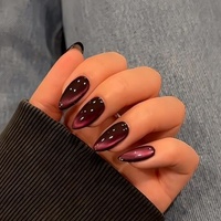 Ongles pressés de luxe personnalisés BTA, vente en gros, faux ongles artificiels, faux ongles de haute qualité, pointes françaises, gels souples, ongles pressés